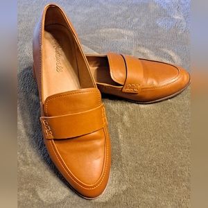 Brown Madewell flats, women's size 8.5